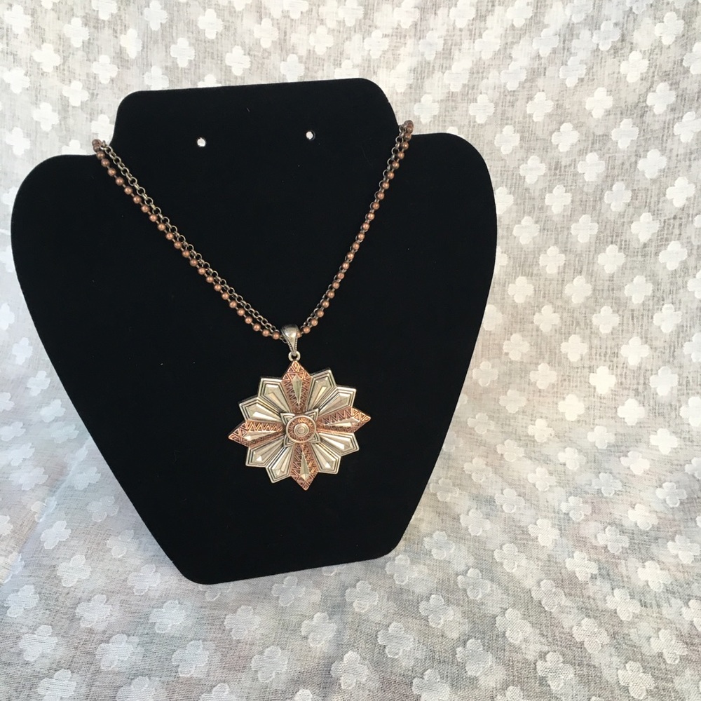 Beautiful copper/silver necklace